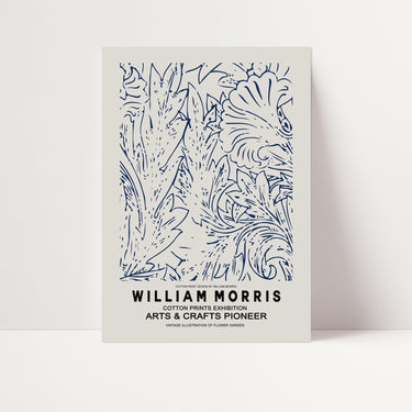 William Morris - Navy IV - D'Luxe Prints