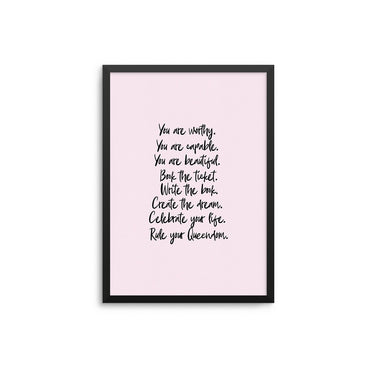 You Are Worthy... - D'Luxe Prints