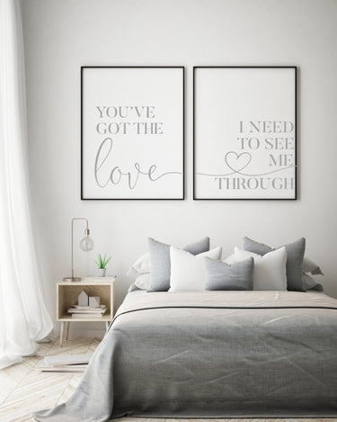 You've Got The Love I Need To See Me Through Set - D'Luxe Prints